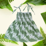 Lei Hiwa Green Tie Dress