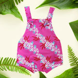 Lei Hiwa Pink Knot tie romper