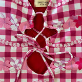 Pua lei Magenta Gingham Gabby Bikini