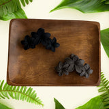 Matte Plumeria Triple Claw Clip 4