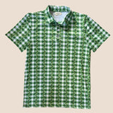 Maile Lei Gingham Men's Collared Shirt