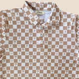 Westside Checkered Sands Men's Collared Shirt
