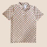 Westside Checkered Sands Men's Collared Shirt