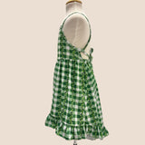 Maile Lei Green Gingham Stella Dress