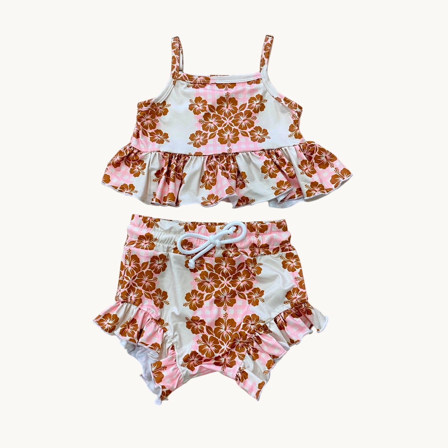 Palaka Quilt Thin Strap Set - Sweet Sweet Honey Hawaii