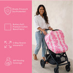 Pink Mauna lani Car Seat Cover - Sweet Sweet Honey Hawaii