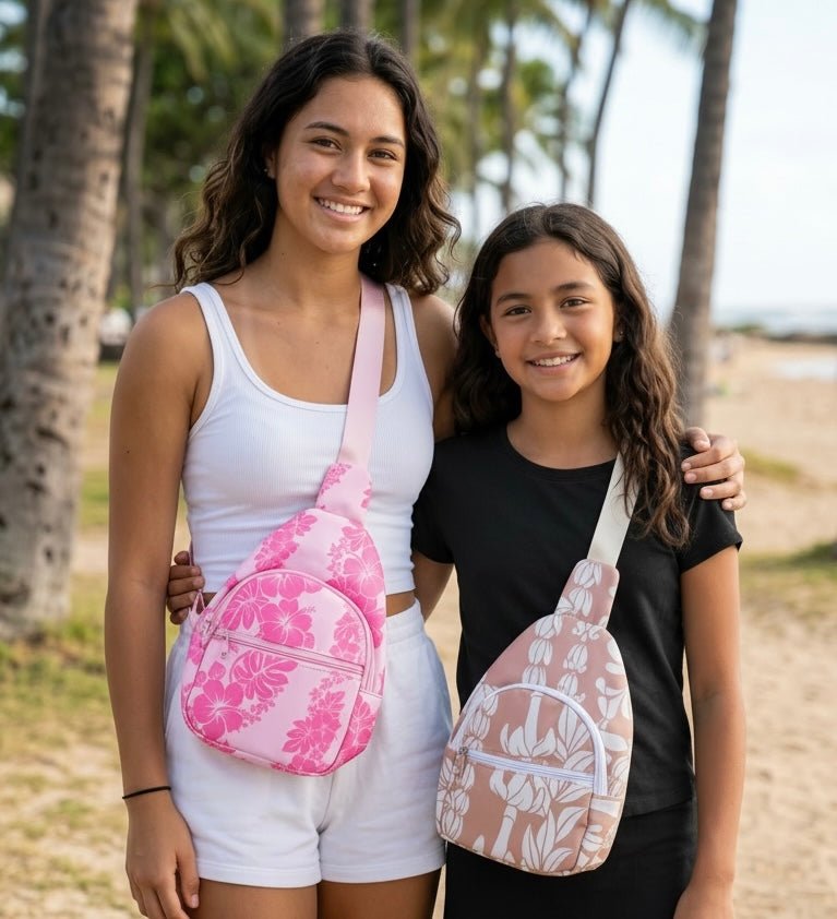 Pink Mauna Lani Sling Bag - Sweet Sweet Honey Hawaii