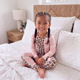 Leopard Hibiscus Kids Pajama set