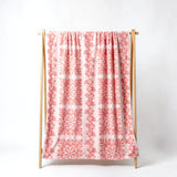 PREORDER: Medium: Pink Hibiscus Quilt Minky - Sweet Sweet Honey Hawaii