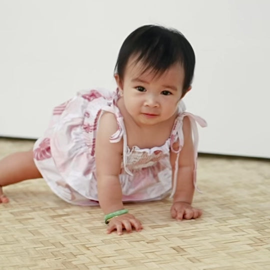 Rainbow Monstera Melody Romper