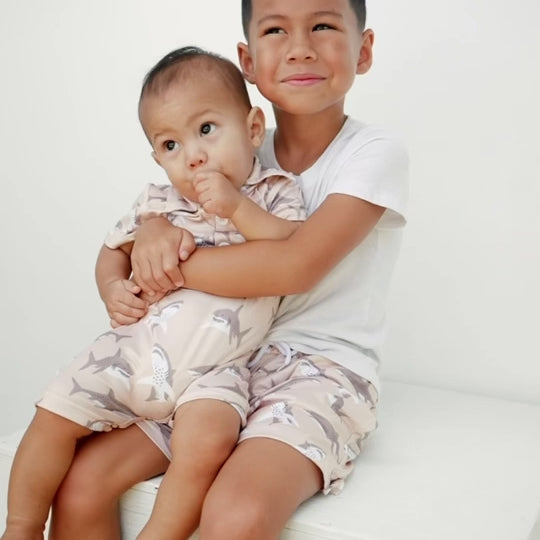 Tan Mano Collared Jumpsuit