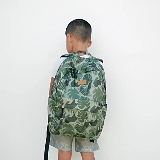 Camo monstera Backpack