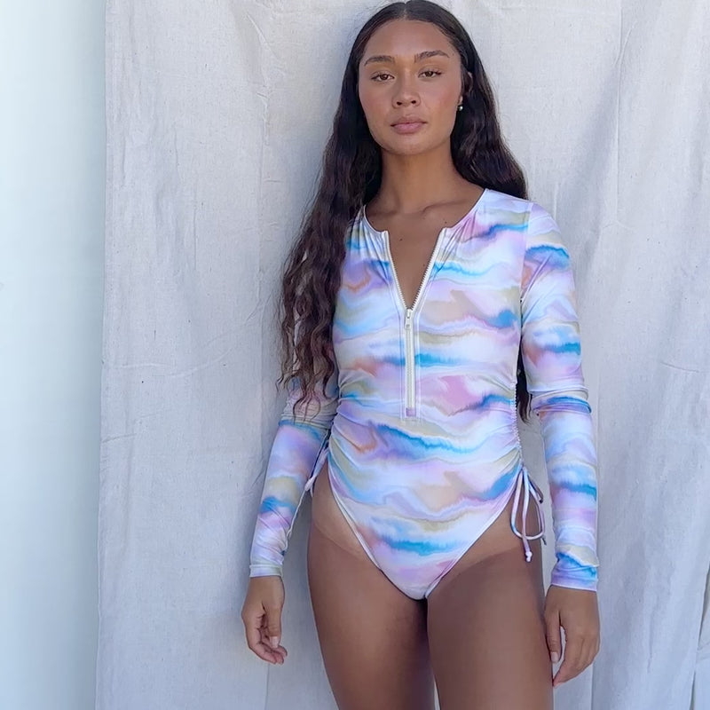 Elysian Long Sleeve scrunch Bikini