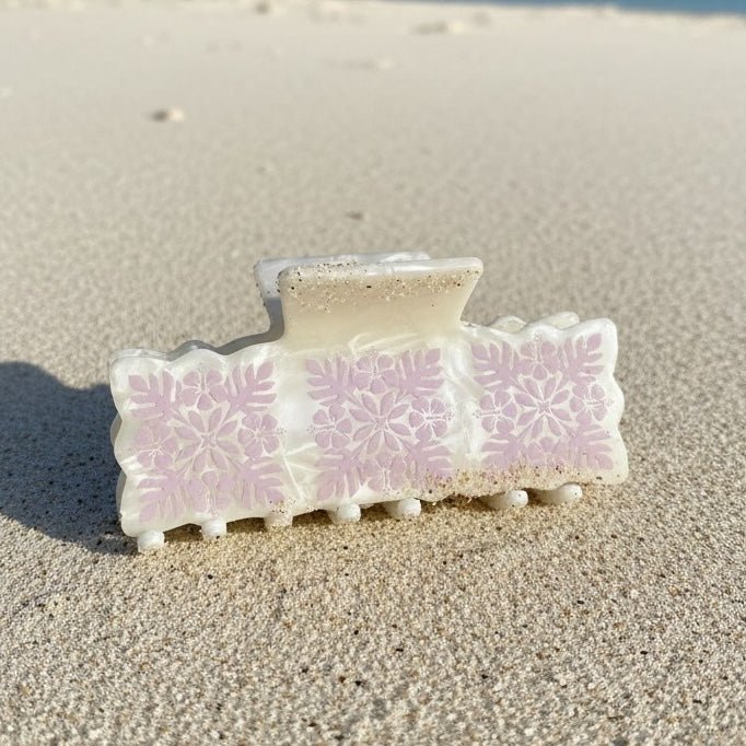Quilt Claw Clip - Sweet Sweet Honey Hawaii
