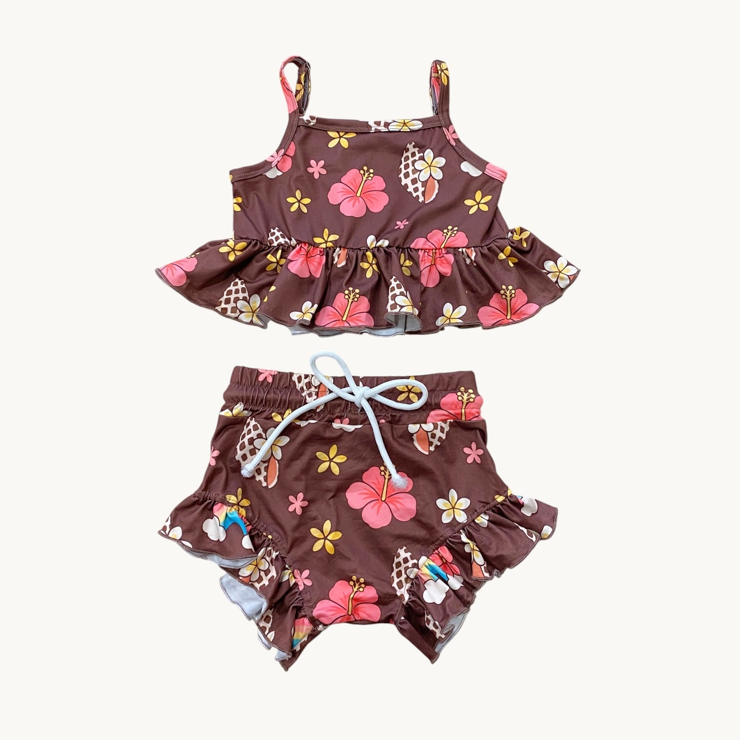 Rainbow and Seashells Thin Strap Set - Sweet Sweet Honey Hawaii