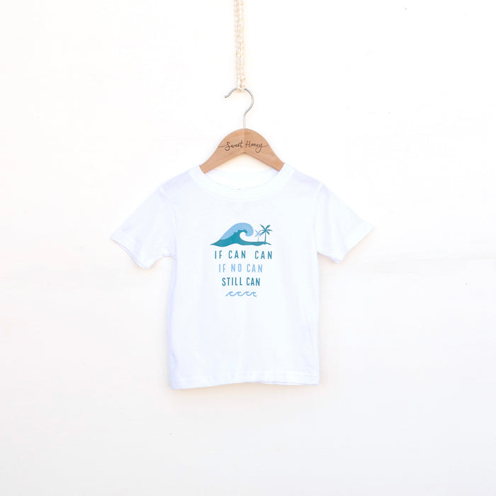 If Can Can White Tee