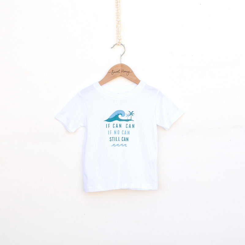 If Can Can White Tee