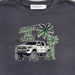 Shoot Da Cruz Tee (dark grey) - Sweet Sweet Honey Hawaii