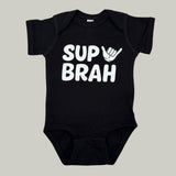Sup Brah Onesie (Black) - Sweet Sweet Honey Hawaii