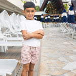 Tanned shaka Boy's Shorts - Sweet Sweet Honey Hawaii