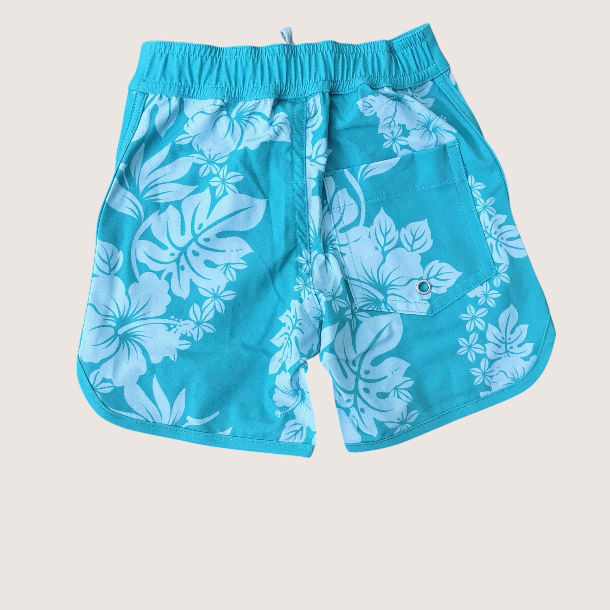 Teal Mauna Lani Boys Boardies - Sweet Sweet Honey Hawaii
