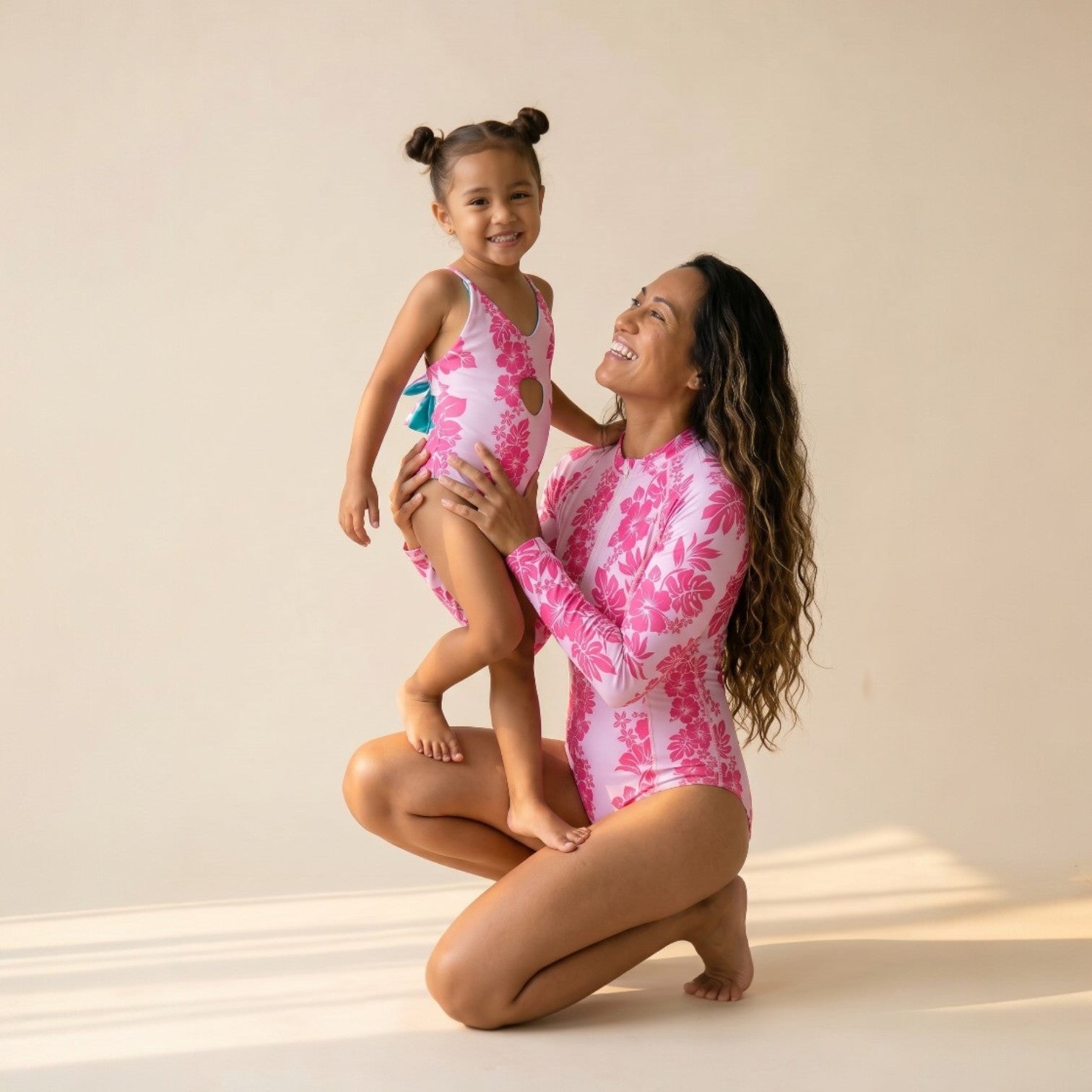 Teal/Pink Mauna Lani Peek - a - Boo reversible Swimsuit - Sweet Sweet Honey Hawaii