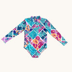 Tropical Muse Long Sleeve Swimsuit - Sweet Sweet Honey Hawaii