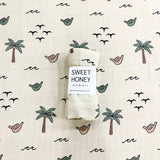 Westside sage Swaddle Blanket - Sweet Sweet Honey Hawaii