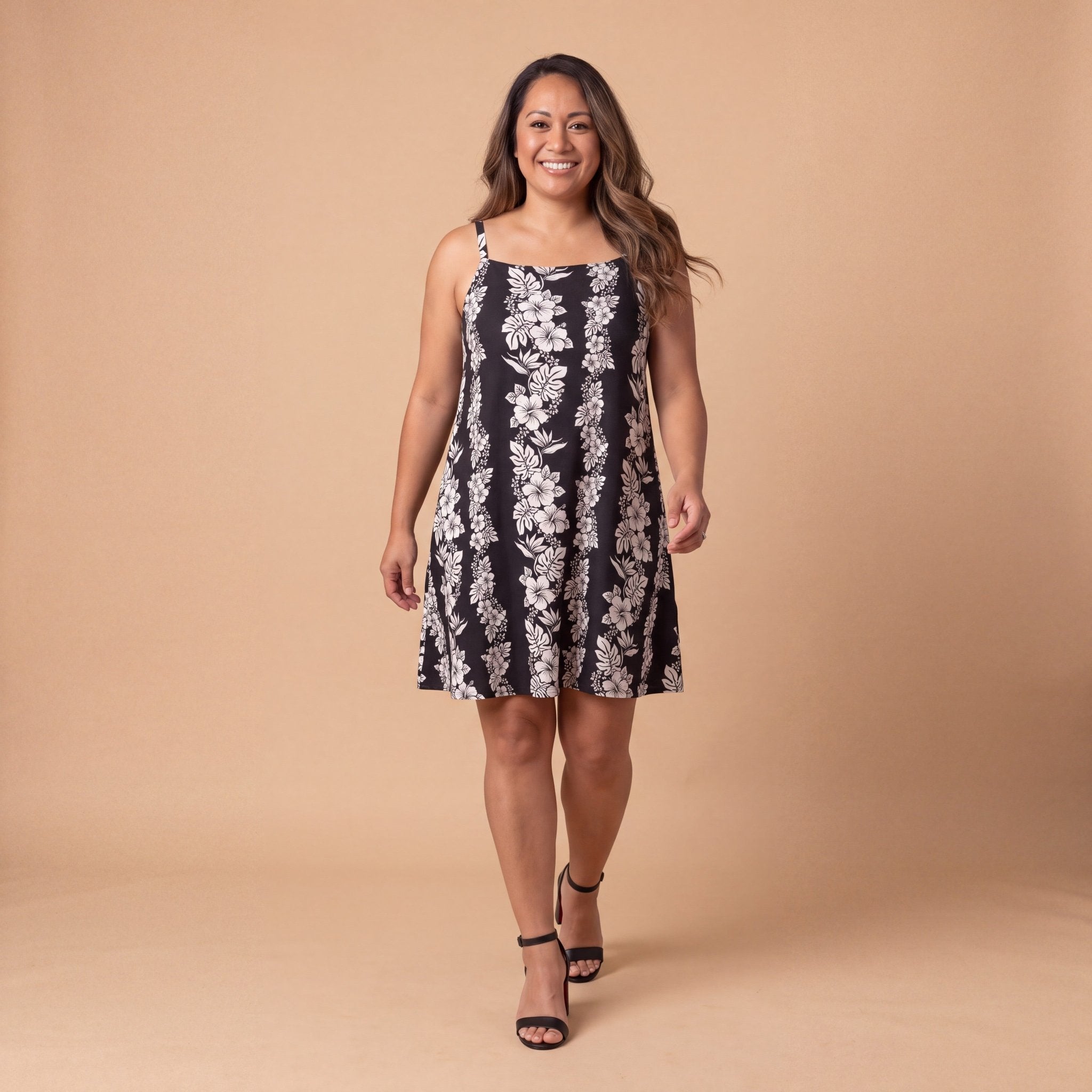 Women's Black Mauna Lani Mele Dress - Sweet Sweet Honey Hawaii