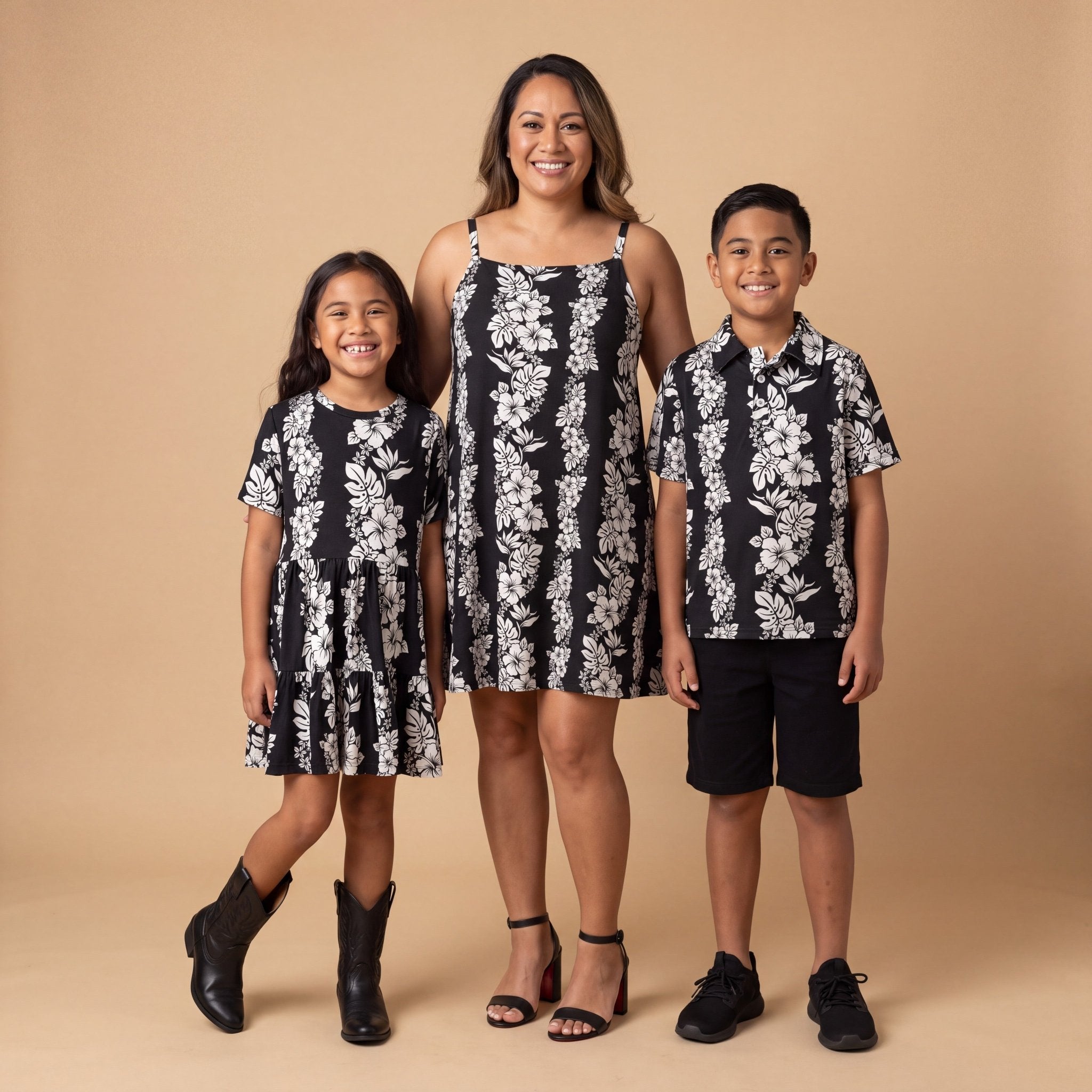 Women's Black Mauna Lani Mele Dress - Sweet Sweet Honey Hawaii