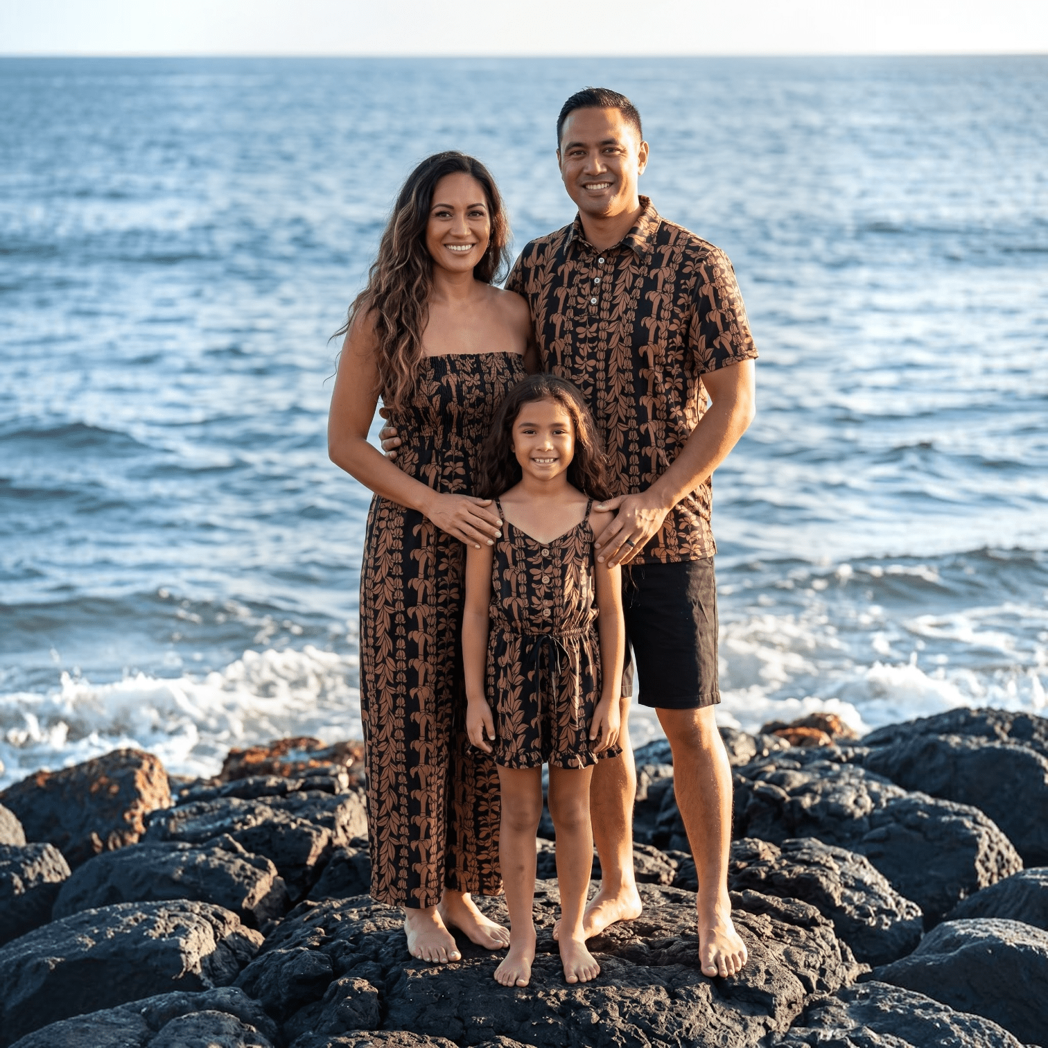 Women's Black/Brown Lei Taylor Jumpsuit - Sweet Sweet Honey Hawaii