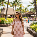 Women's Blush | Heirloom Off the shoulder Maxi Dress - Sweet Sweet Honey Hawaii