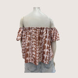 Women's Brown Lei Baby Doll Top - Sweet Sweet Honey Hawaii