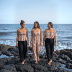 Women's Brown Lei Tiffany Jumpsuit - Sweet Sweet Honey Hawaii