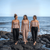 Women's Brown Lei Tiffany Jumpsuit - Sweet Sweet Honey Hawaii