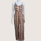 Women's Brown Lei Tiffany Jumpsuit - Sweet Sweet Honey Hawaii