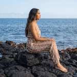 Women's Brown Lei Tiffany Jumpsuit - Sweet Sweet Honey Hawaii