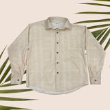 Women's Cream Denim Quilt Jacket - Sweet Sweet Honey Hawaii
