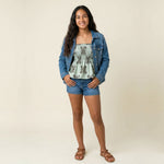 Women's Green 'Ilima Quilt Ka'a Tube Top - Sweet Sweet Honey Hawaii