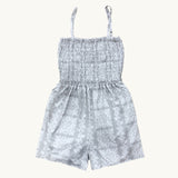 Women's Grey Quilt Kaia Romper - Sweet Sweet Honey Hawaii