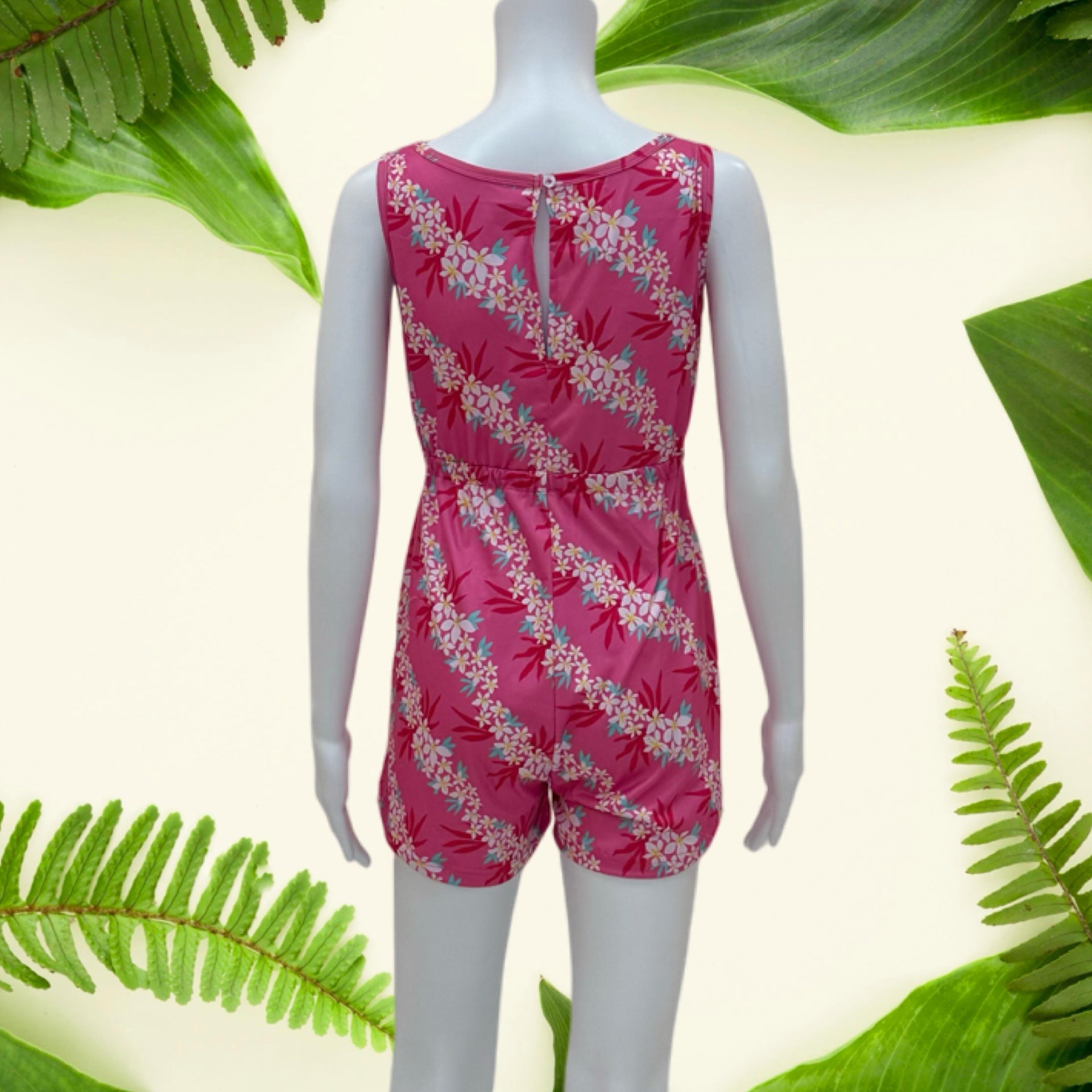 Women's Lei Hiwa Pink Elle Romper - Sweet Sweet Honey Hawaii