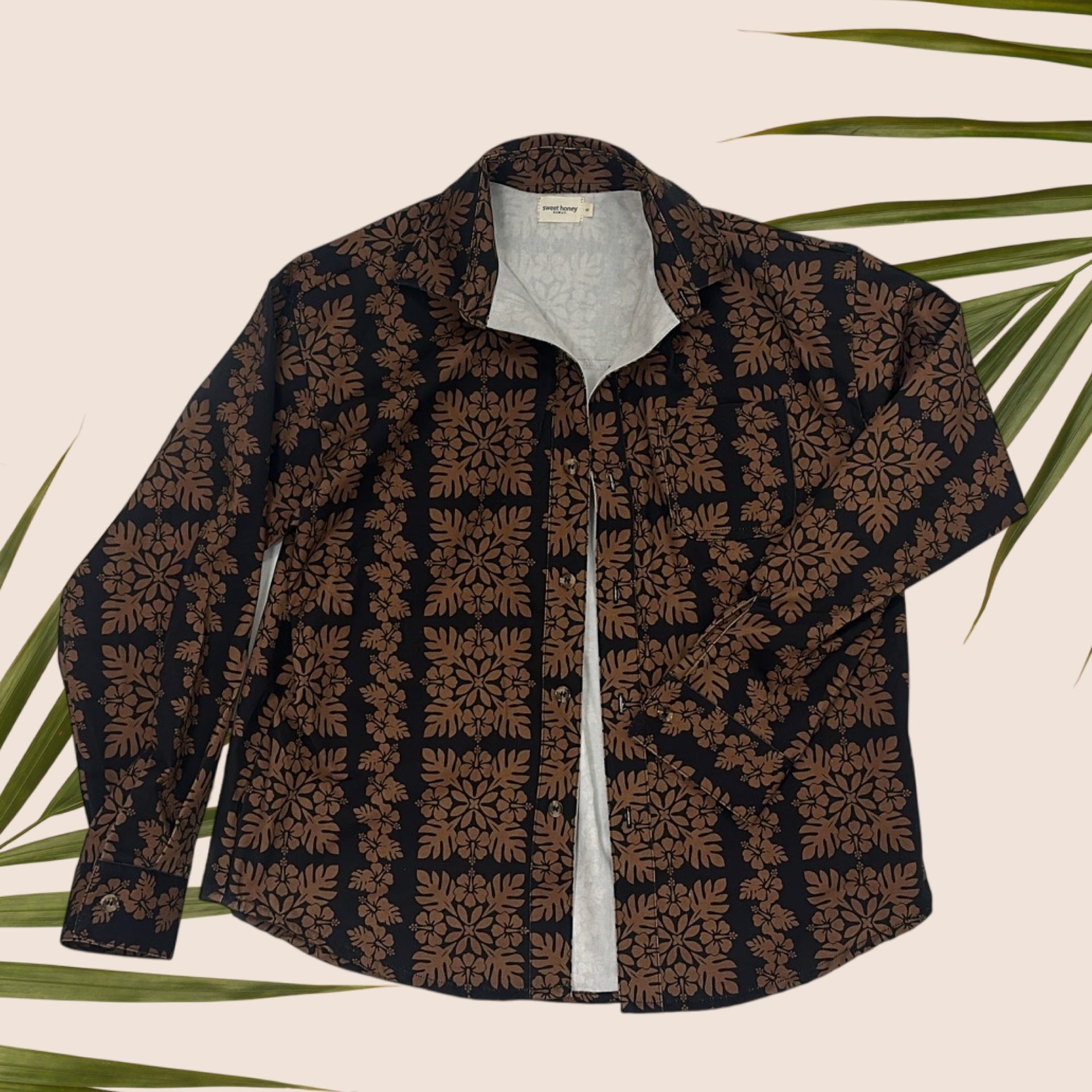 Women's Midnight Denim Quilt Jacket - Sweet Sweet Honey Hawaii