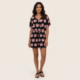 Women's Midnight Hibiscus Avery Romper - Sweet Sweet Honey Hawaii