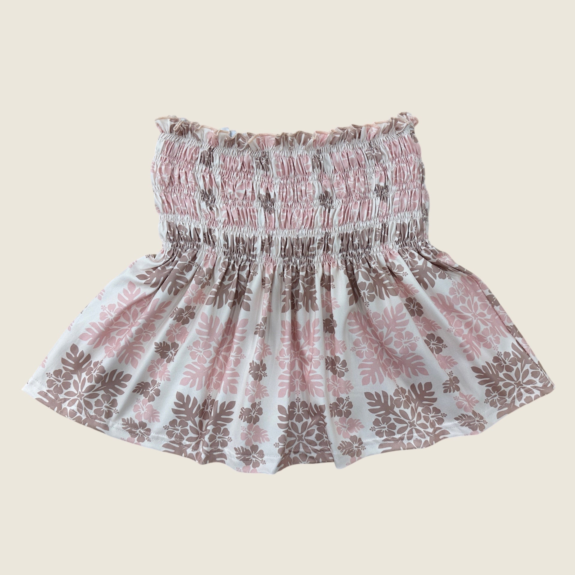 Women's Pink Sands Heirloom Ka'a Tube Top - Sweet Sweet Honey Hawaii