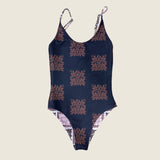 Women's Wild Blossom/Midnight Heirloom Reversible Bikini - Sweet Sweet Honey Hawaii