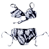 Baby & Children Aloha Wear Black Palm 2 pc Bikini - Sweet Honey