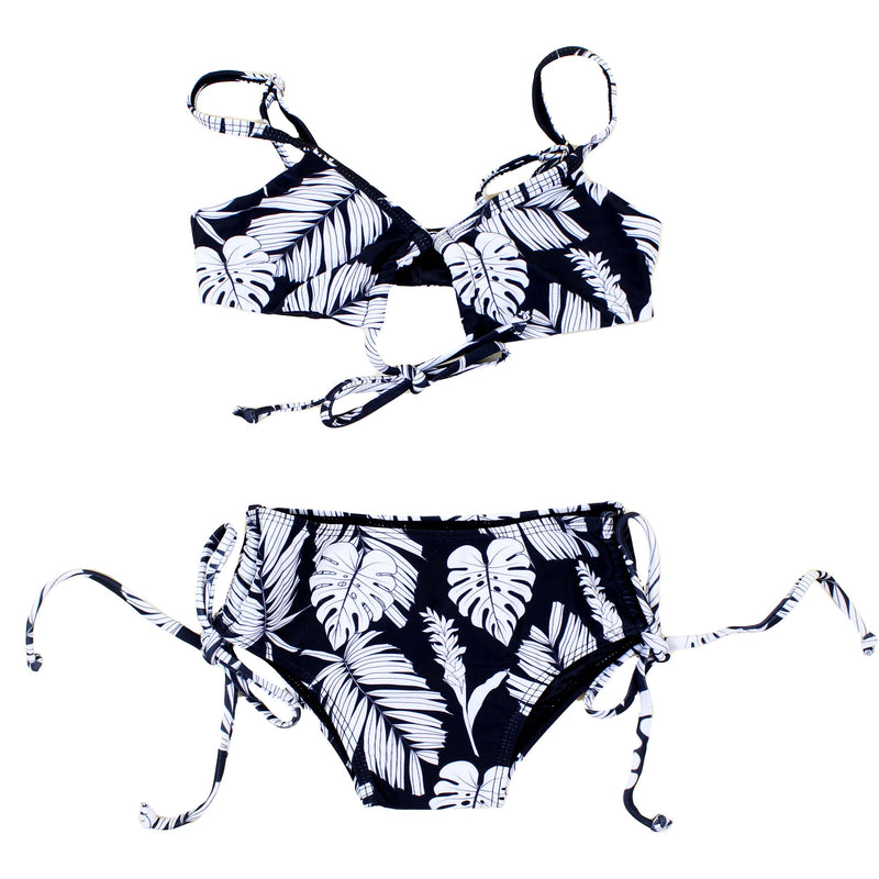 Baby & Children Aloha Wear Black Palm 2 pc Bikini - Sweet Honey