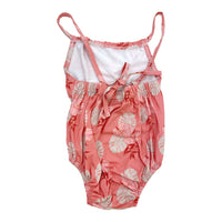 Pink mauve Hibiscus Halter Romper (6/12M to 18/24M) - Sweet Sweet Honey Hawaii