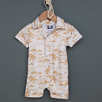 Vintage Hawaii Collared Jumpsuit