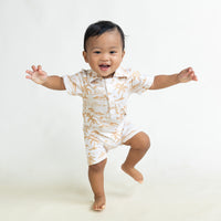 Vintage Hawaii Collared Jumpsuit